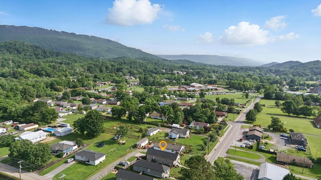 603 Browns Ferry Rd, Chattanooga, TN 37419 - aerial perspective of suburban area with a mountainous background and a forest