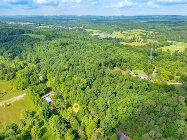 5203 Howardsville Rd, Apison, TN 37302 - aerial overview of property's location featuring a heavily wooded area