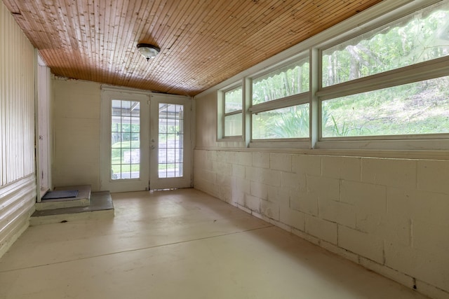 5203 Howardsville Rd, Apison, TN 37302 - unfurnished sunroom with french doors