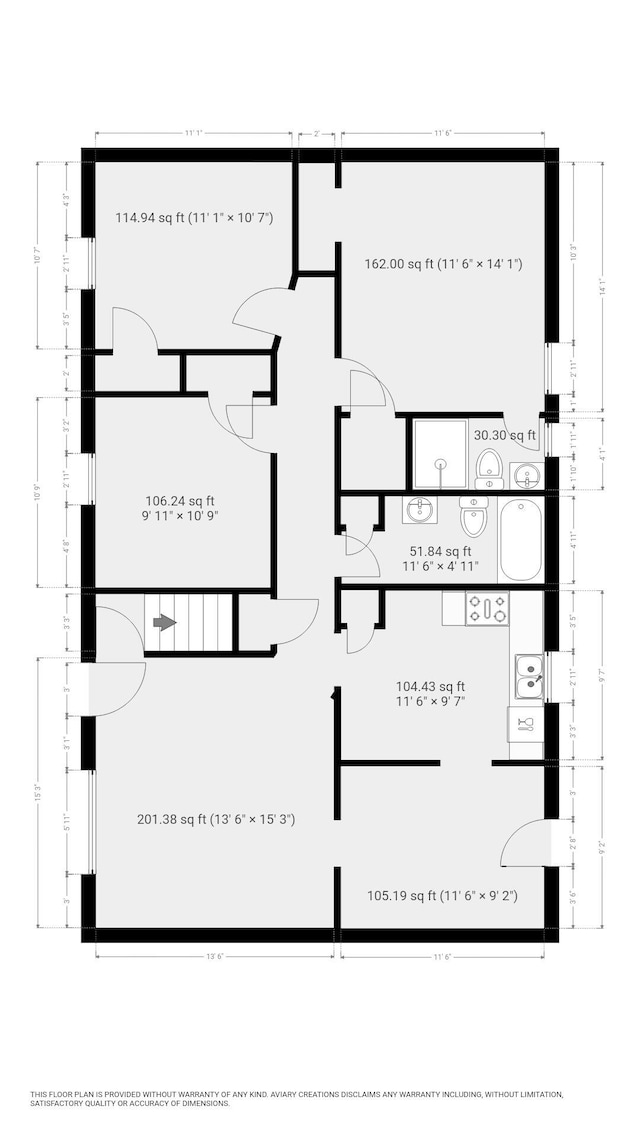 7115 Elmbrook Ln, Harrison, TN 37341 - view of property floor plan