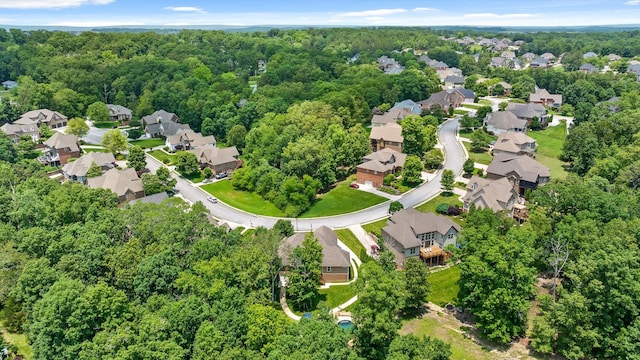 2904 Reflection Ln, Ooltewah, TN 37363 - aerial view of property's location featuring nearby suburban area and a heavily wooded area