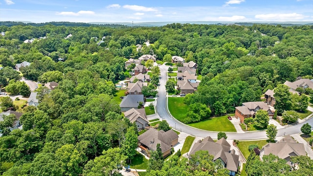 2904 Reflection Ln, Ooltewah, TN 37363 - aerial view of residential area featuring a forest