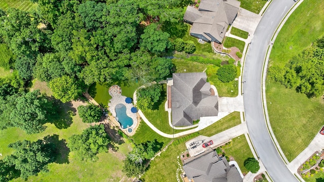 2904 Reflection Ln, Ooltewah, TN 37363 - drone / aerial view of a pool