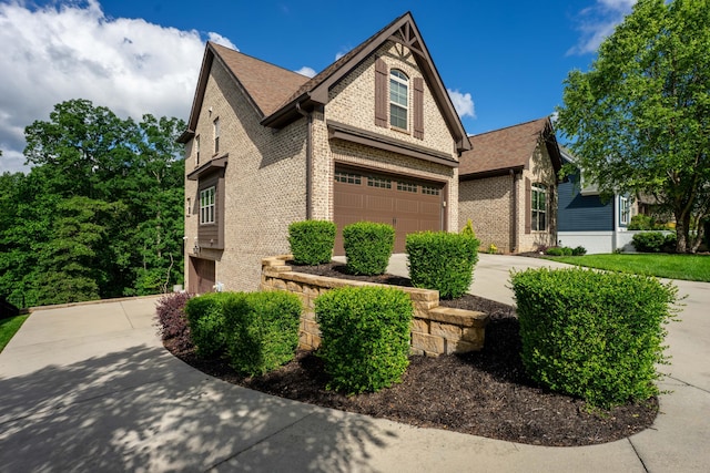3773 Lacy Leaf Ln, Apison, TN 37302 - view of front of property with brick siding, an attached garage, and driveway