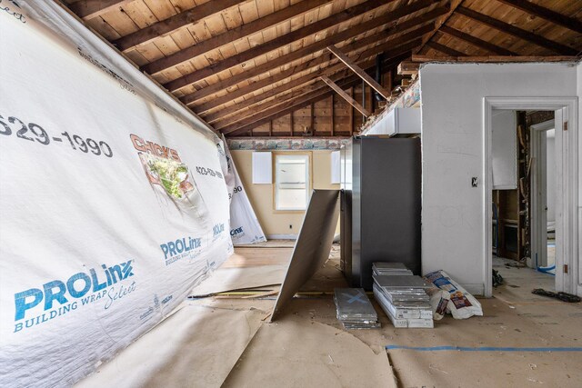 306 Pine Ridge Rd, Chattanooga, TN 37405 - misc room featuring lofted ceiling and wood ceiling