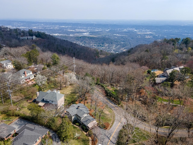 504 Fleetwood Dr, Lookout Mountain, TN 37350 - aerial view of property and surrounding area