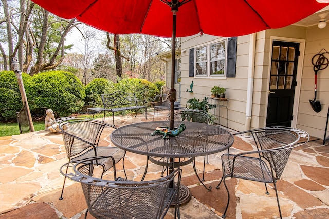 504 Fleetwood Dr, Lookout Mountain, TN 37350 - view of patio / terrace with outdoor dining space