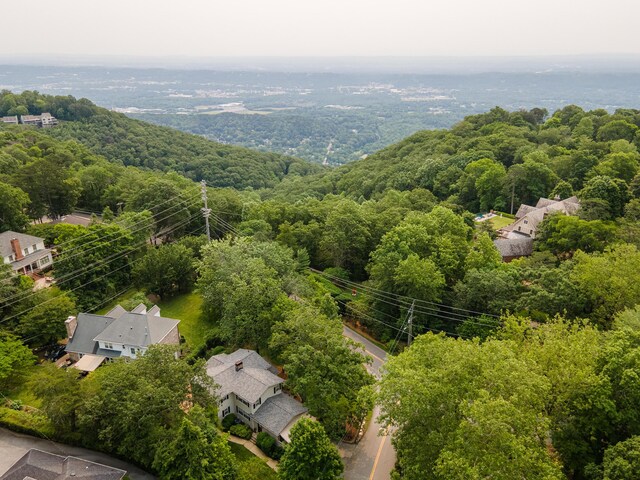 504 Fleetwood Dr, Lookout Mountain, TN 37350 - bird's eye view of a heavily wooded area