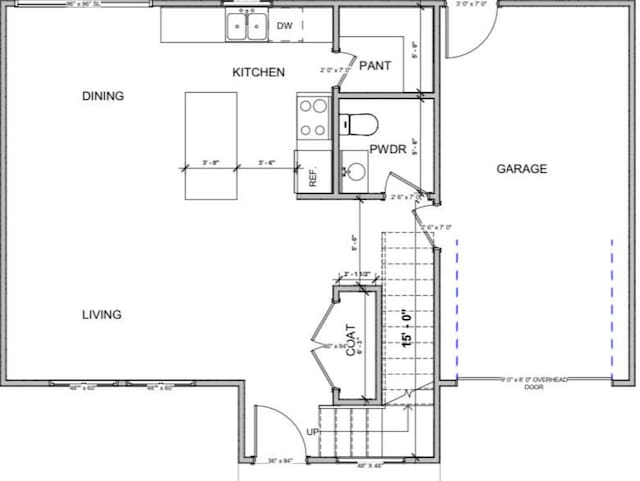 952 Lower Mill Rd, Hixson, TN 37343 - view of property floor plan