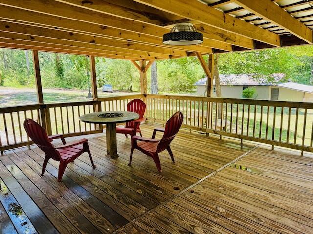 7015 Gamble Rd, Birchwood, TN 37308 - view of wooden deck