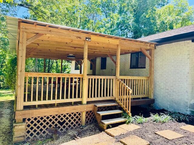 7015 Gamble Rd, Birchwood, TN 37308 - view of deck