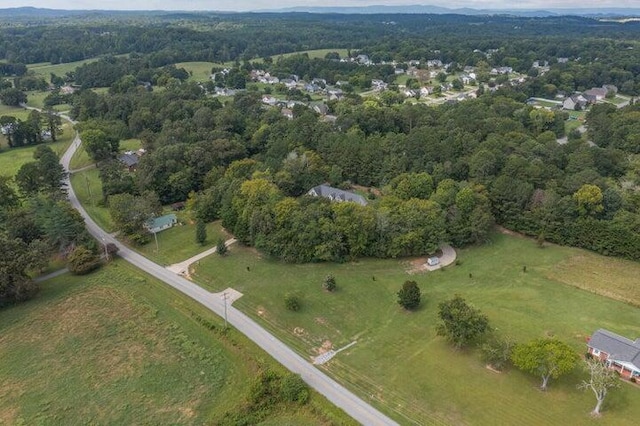 732 Hooper Rd, Ringgold, GA 30736 - aerial view of property's location with a heavily wooded area