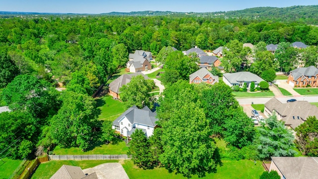 8102 Paces Ferry Xing, Chattanooga, TN 37421 - aerial view of residential area featuring a heavily wooded area