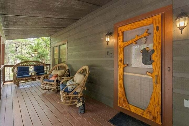 60 Clubhouse Ct, Ellijay, GA 30536 - view of wooden porch
