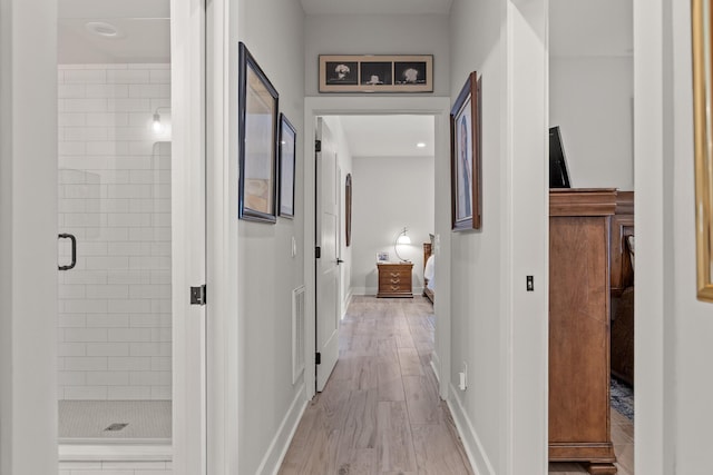 4274 Lakeshore Ln Unit 102, Chattanooga, TN 37415 - hall with baseboards and light wood finished floors