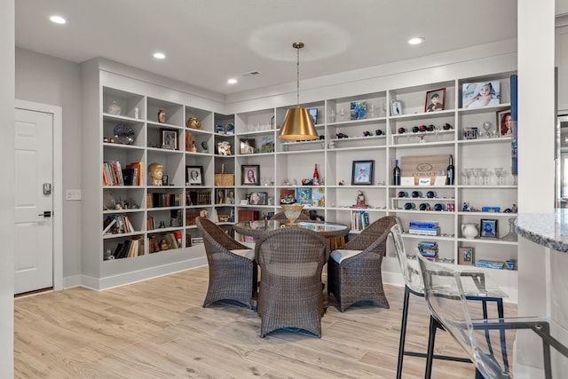 4274 Lakeshore Ln Unit 102, Chattanooga, TN 37415 - dining room with wood finished floors and recessed lighting