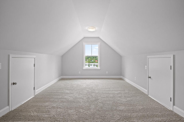 338 Kerry Ln, Soddy Daisy, TN 37379 - bonus room featuring carpet flooring, vaulted ceiling, and baseboards
