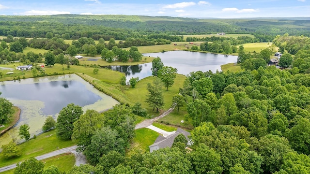 338 Kerry Ln, Soddy Daisy, TN 37379 - drone / aerial view of a nearby body of water and a forest