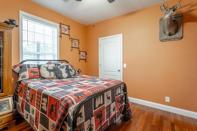 375 Cody Way, Tunnel Hill, GA 30755 - bedroom featuring wood finished floors, baseboards, and ceiling fan