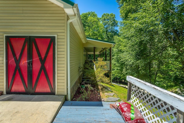 375 Cody Way, Tunnel Hill, GA 30755 - doorway to property featuring a deck