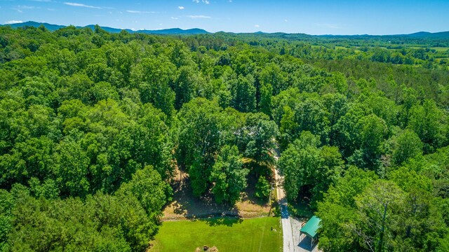 375 Cody Way, Tunnel Hill, GA 30755 - bird's eye view of a heavily wooded area and a mountainous background