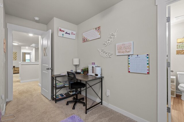 7559 Snow Cone Way, Ooltewah, TN 37363 - carpeted home office featuring baseboards