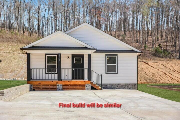 12050 Old Dayton Pike, Soddy Daisy, TN 37379 - view of front of property with a porch