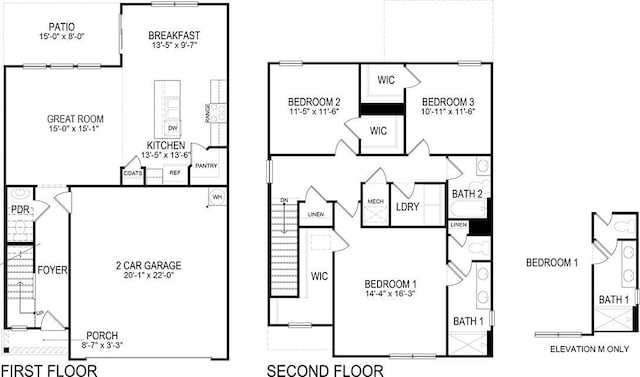 300 Draft St, Rossville, GA 30741 - property floor plan