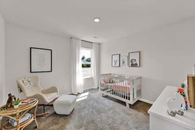 300 Draft St, Rossville, GA 30741 - bedroom featuring a nursery area, carpet, and baseboards