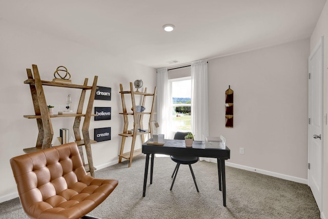 300 Draft St, Rossville, GA 30741 - carpeted home office with baseboards