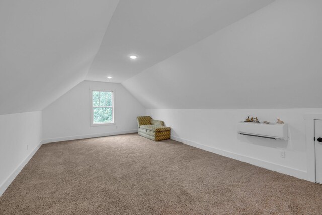 8012 Mcdonald Cemetery Rd, Ooltewah, TN 37363 - bonus room with vaulted ceiling, baseboards, carpet flooring, and recessed lighting