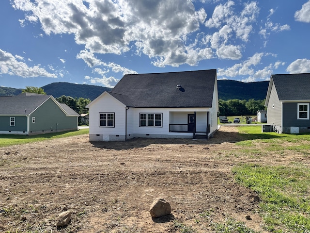 4958 Old State Highway 28, Dunlap, TN 37327 - rear view of property featuring crawl space, a mountain view, and roof with shingles