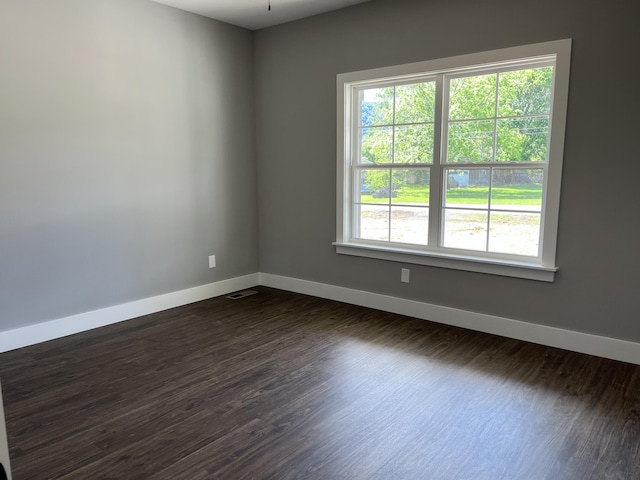 4958 Old State Highway 28, Dunlap, TN 37327 - empty room featuring baseboards and dark wood-style floors