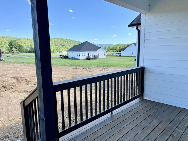 4958 Old State Highway 28, Dunlap, TN 37327 - view of wooden terrace