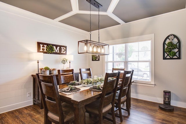9117 Sir Hudson Ct, Harrison, TN 37341 - dining room with dark wood finished floors and baseboards