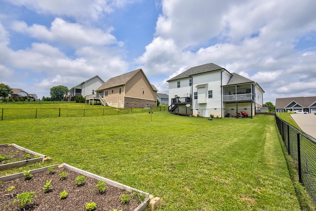 9117 Sir Hudson Ct, Harrison, TN 37341 - view of yard with a garden and a residential view