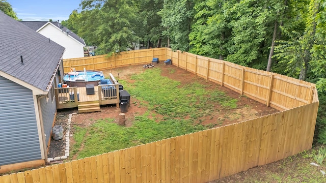 329 Windsong Dr, Lafayette, GA 30728 - fenced backyard featuring a deck