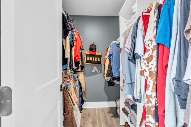 329 Windsong Dr, Lafayette, GA 30728 - walk in closet with wood finished floors