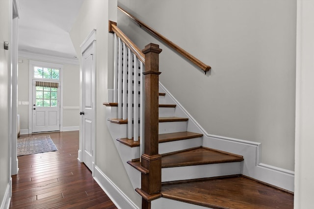 8580 Festival Loop, Chattanooga, TN 37419 - stairs featuring wood finished floors and baseboards