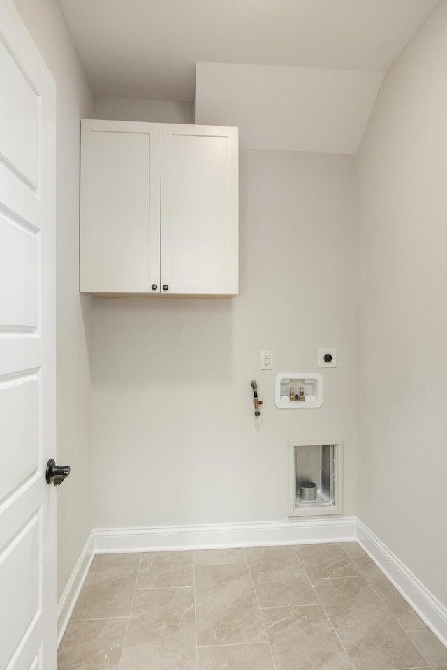 306 Stonegate Way, Soddy Daisy, TN 37379 - laundry area with cabinet space, electric dryer hookup, hookup for a washing machine, and hookup for a gas dryer