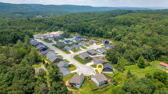 306 Stonegate Way, Soddy Daisy, TN 37379 - view of property location with a heavily wooded area and mountains