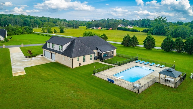 15 Breckinridge Dr, Chickamauga, GA 30707 - overview of rural landscape featuring a pool area