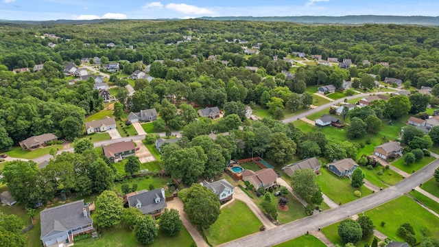 6443 Olde Ferry Lndg, Harrison, TN 37341 - aerial view of residential area with a heavily wooded area