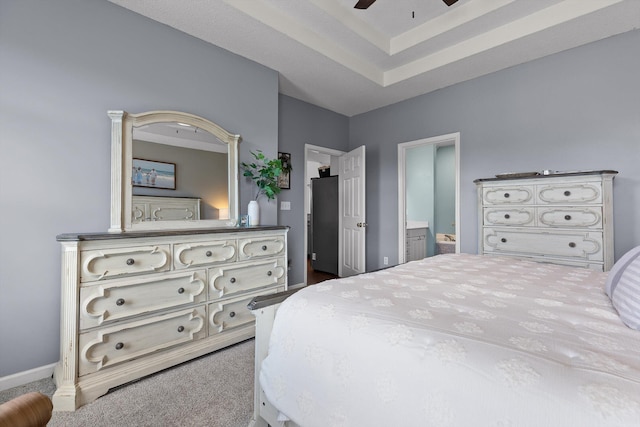 6443 Olde Ferry Lndg, Harrison, TN 37341 - carpeted bedroom featuring ensuite bath and ceiling fan