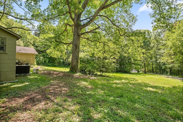 8504 Walnut Rd, Hixson, TN 37343 - view of grassy yard with a view of trees