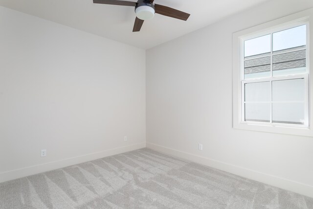 1522 Little Sorrel Rd Unit 034, Hixson, TN 37343 - empty room featuring carpet, a ceiling fan, and baseboards