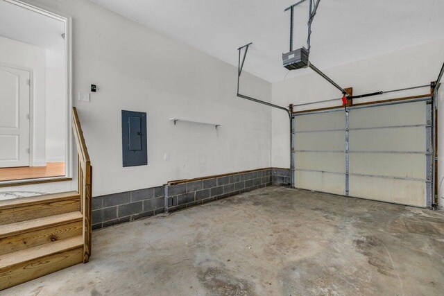 1770 Thrasher Pike, Hixson, TN 37343 - garage with electric panel and a garage door opener