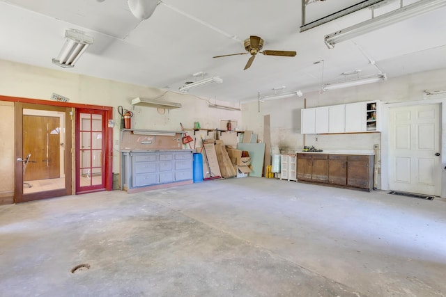 1615 Wilson Rd, Rossville, GA 30741 - garage with ceiling fan