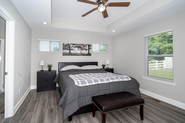 595 New Union Cir, Dayton, TN 37321 - bedroom with wood finished floors, multiple windows, baseboards, and recessed lighting