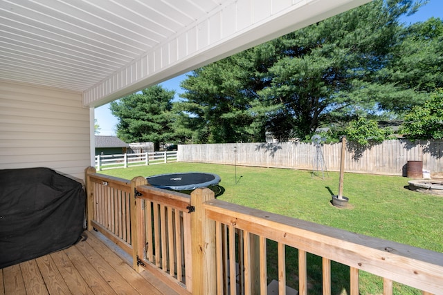 595 New Union Cir, Dayton, TN 37321 - wooden terrace with an outdoor fire pit